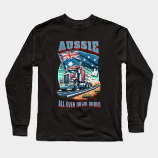 Australian Truck Driver Long Sleeve T-Shirt